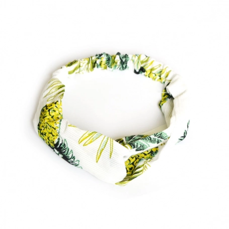 Haarband | ananas wit