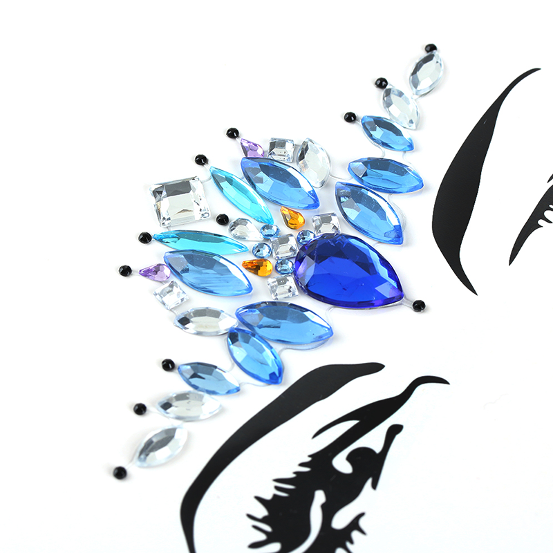 X Face jewel | ocean goddess