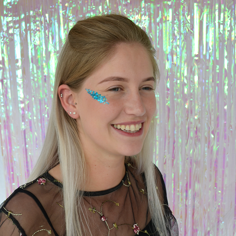 Glitter | aqua mermaid scales