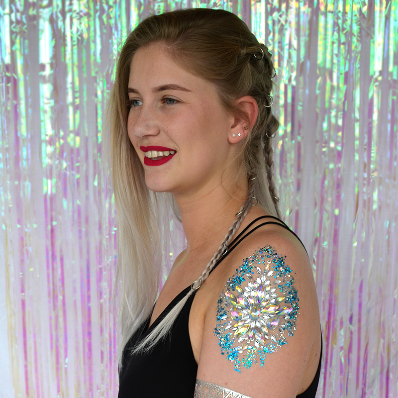 Glitter | aqua mermaid scales