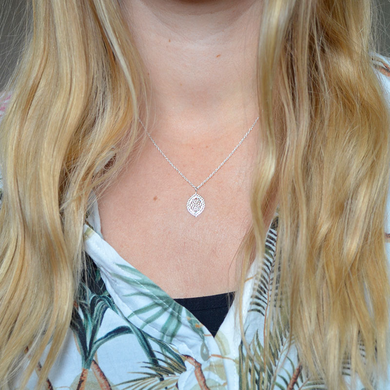 Ketting filigraan ovaal | 925 zilver 