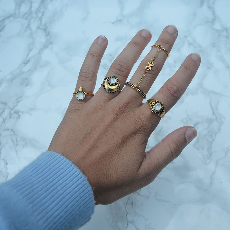 Ringenset maan | goud