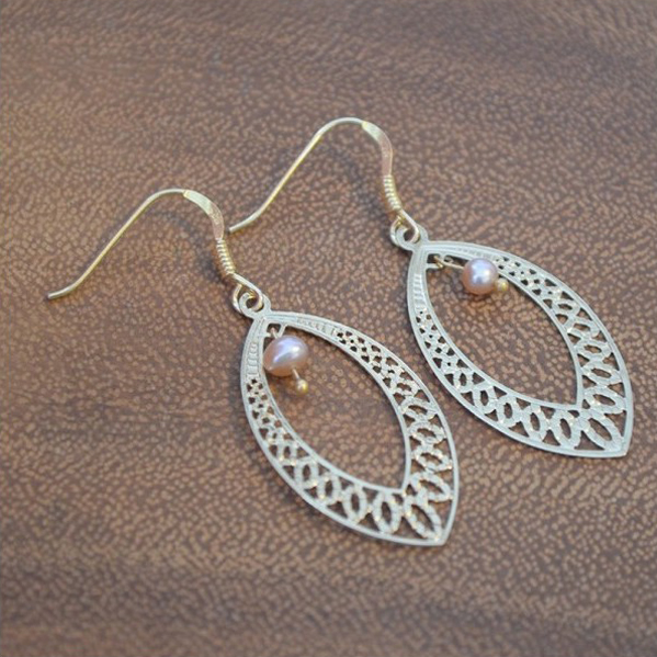 Oorbellen ovaal | goud