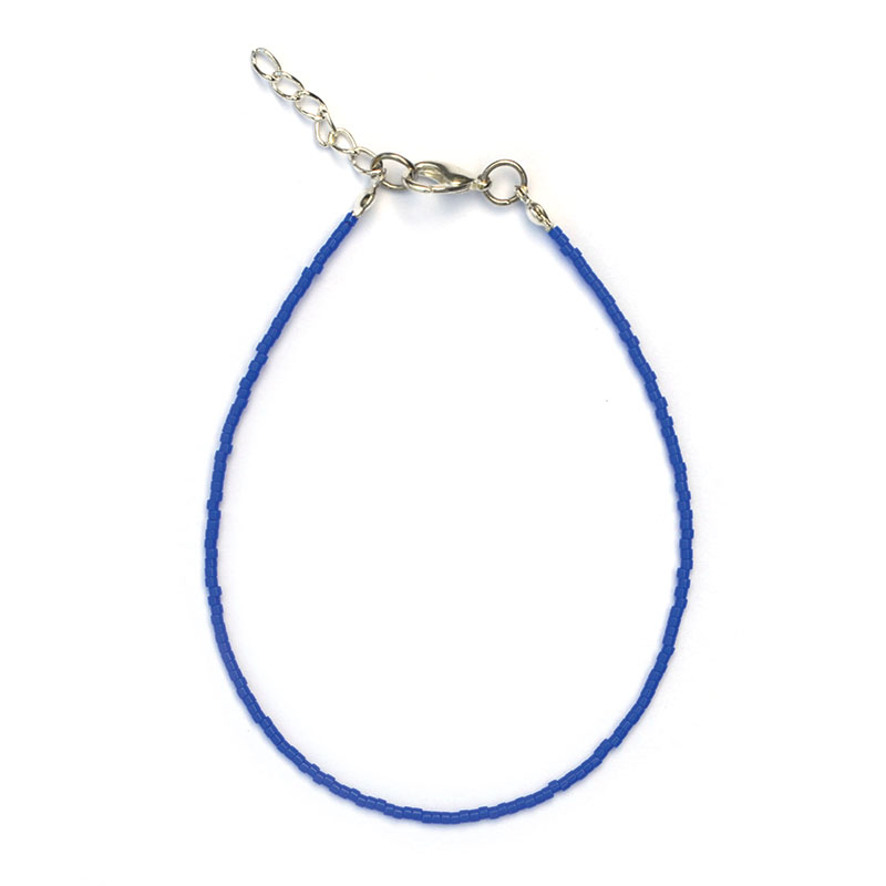 Enkelbandje | miyuki delica donkerblauw