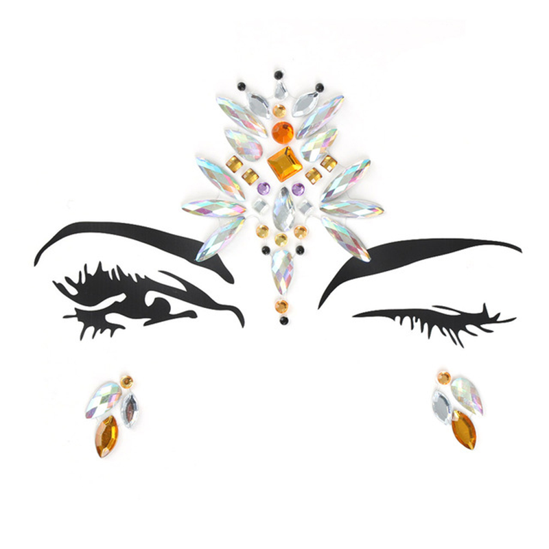 Face jewel | sunset queen