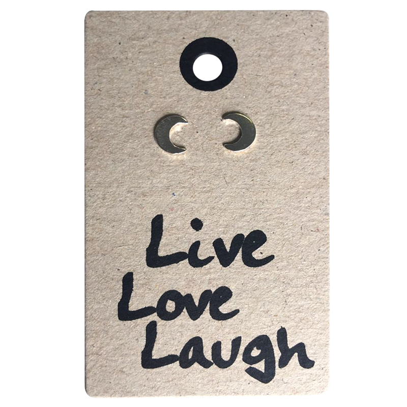 Oorbel maan | 925 zilver