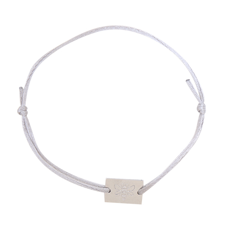 Armband queen bee | grijs & goud