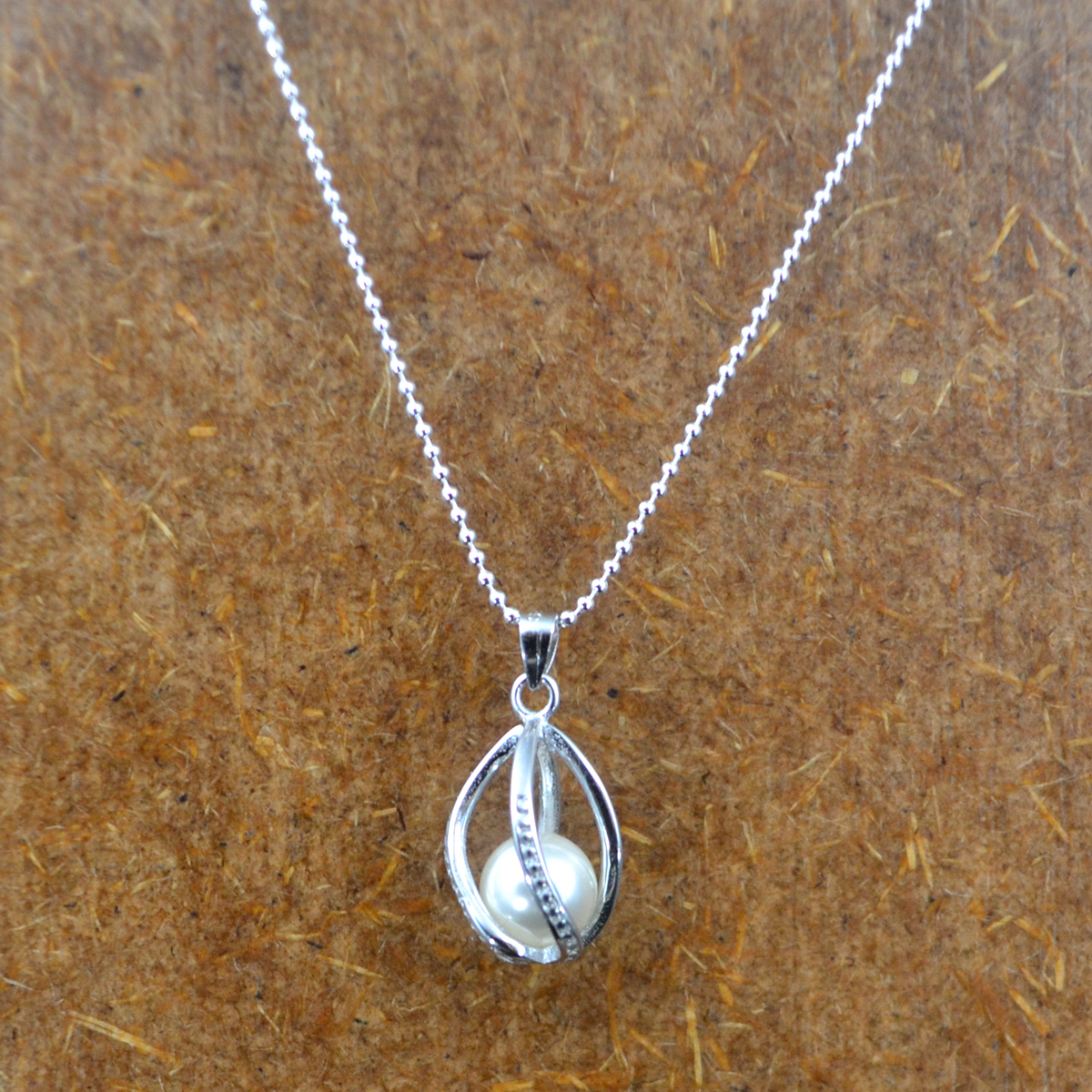 Ketting kooitje | zilver