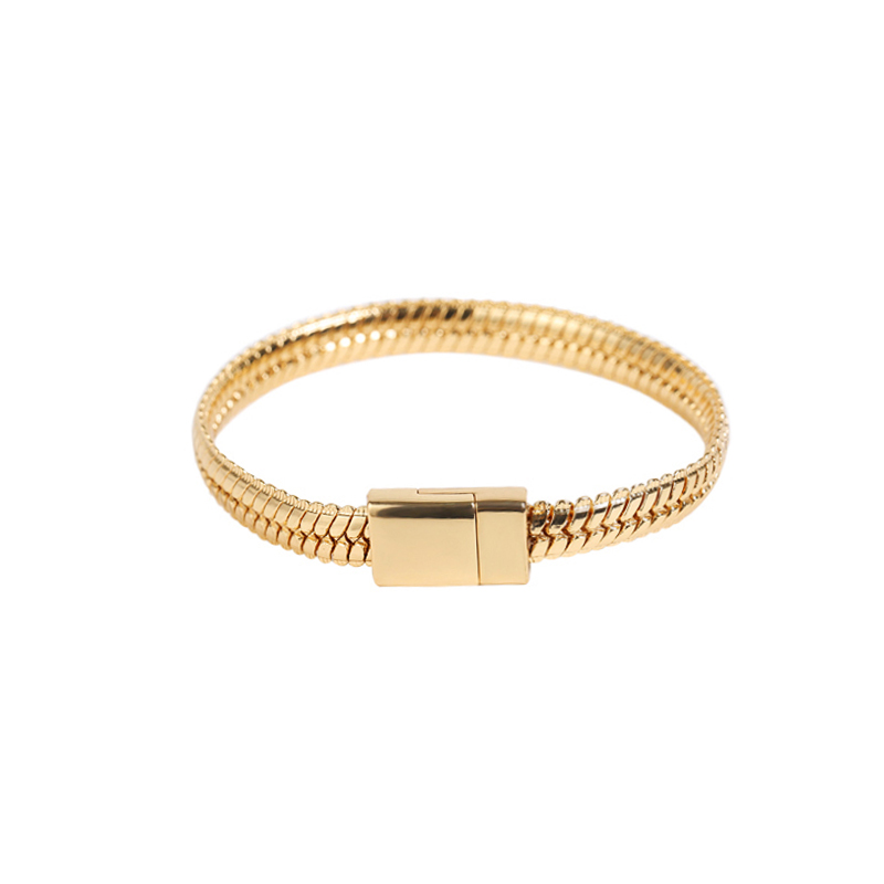 Armband chain visgraat | goud