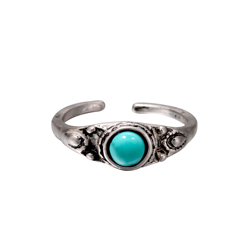 Ring | steen turkoois