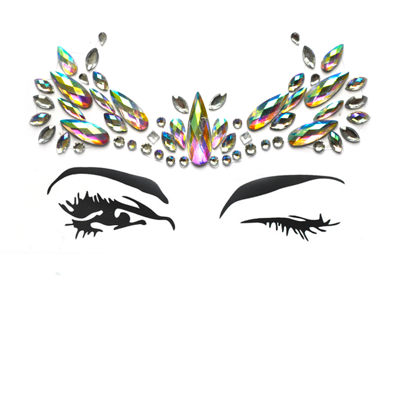 Face jewel | angel wings