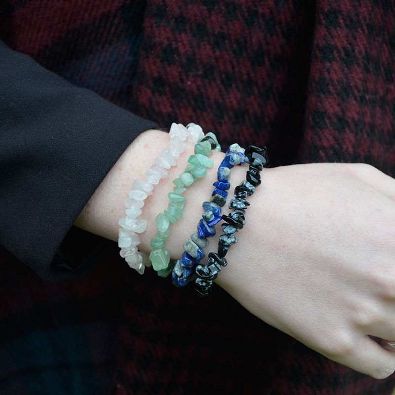 Armband edelsteen | rozenkwarts