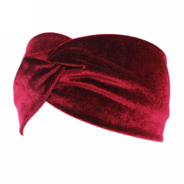 Haarband velvet | rood