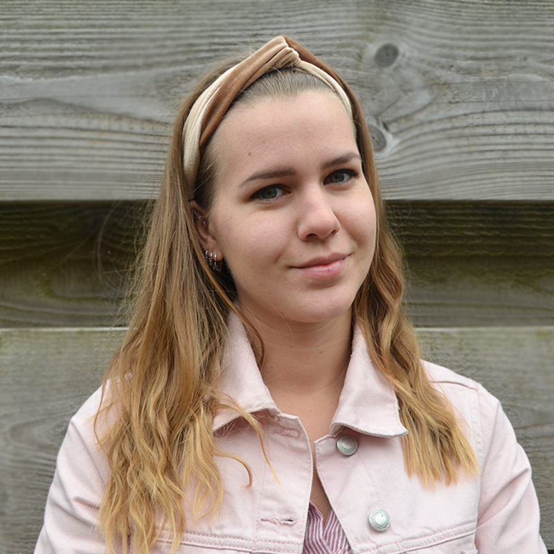 Haarband velvet | licht bruin