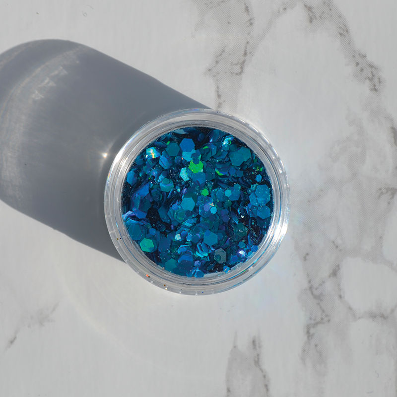 Glitter | aqua mermaid scales