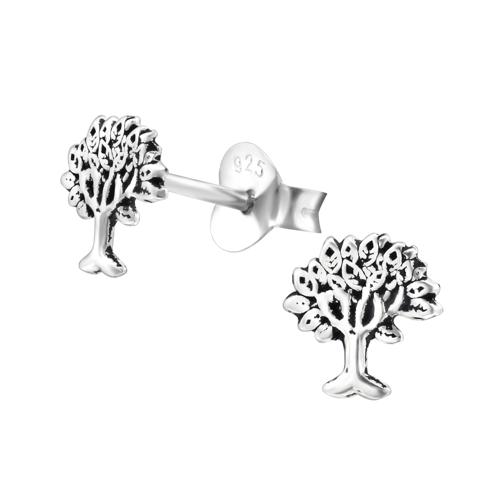 Oorbel levensboom | 925 zilver