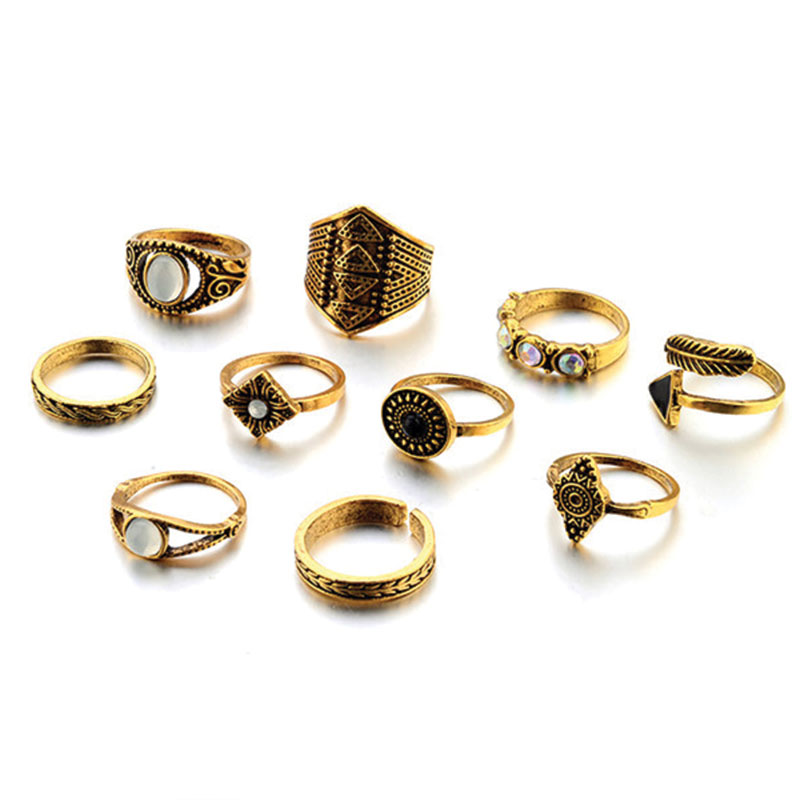 Ringenset pijl | goud