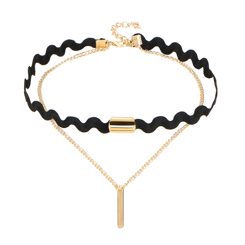 Choker | gouden staafje