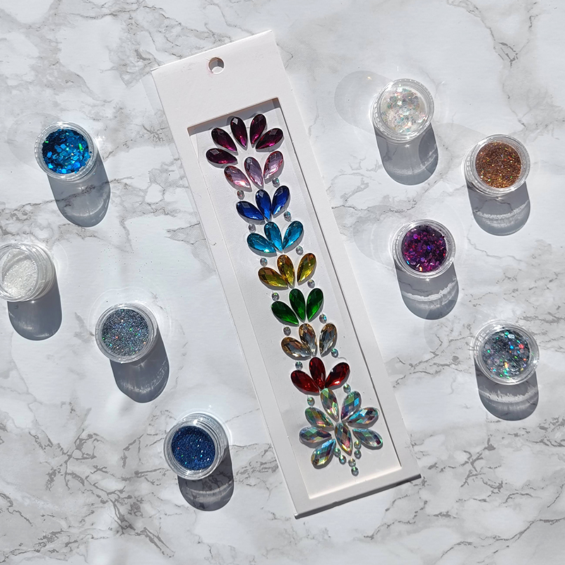 Hair jewel | rainbow goddess