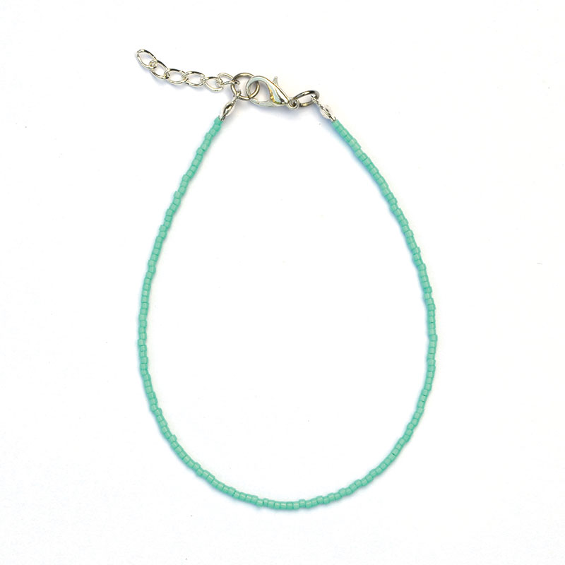 Enkelbandje | miyuki delica turkoois