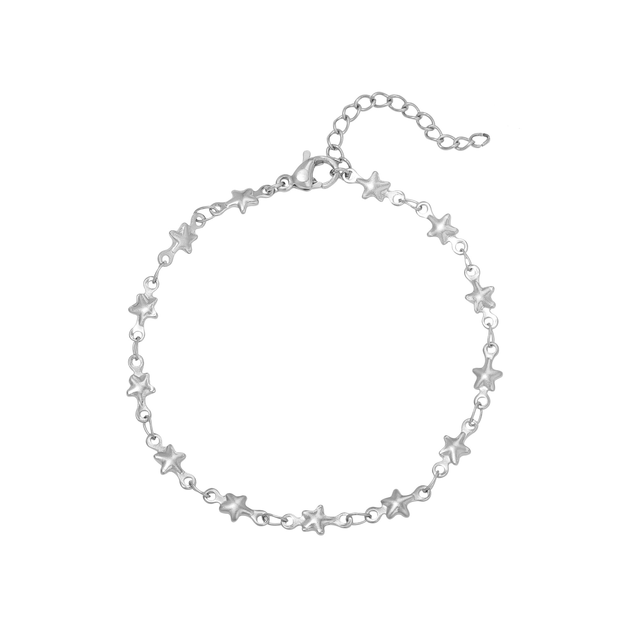 Armband sterretjes | stainless steel zilver
