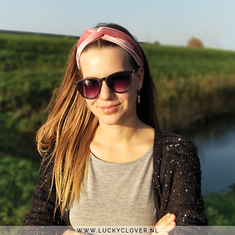 Haarband velvet | roze